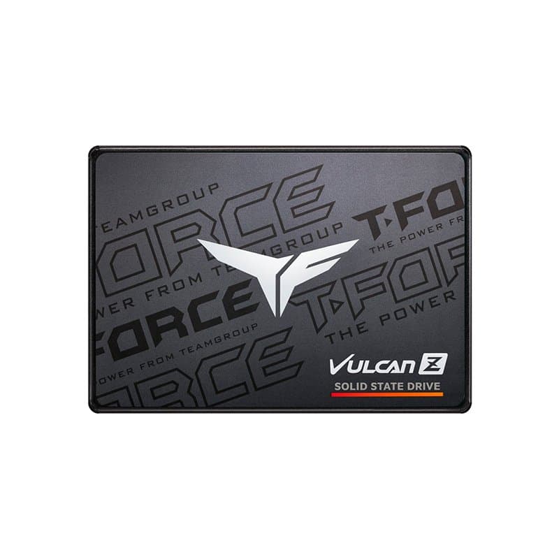 Unidad en estado solido T-FORCE VULCAN Z, 2TB, SATA 6Gb/s, 2.5", Negro, DC +5V - 1