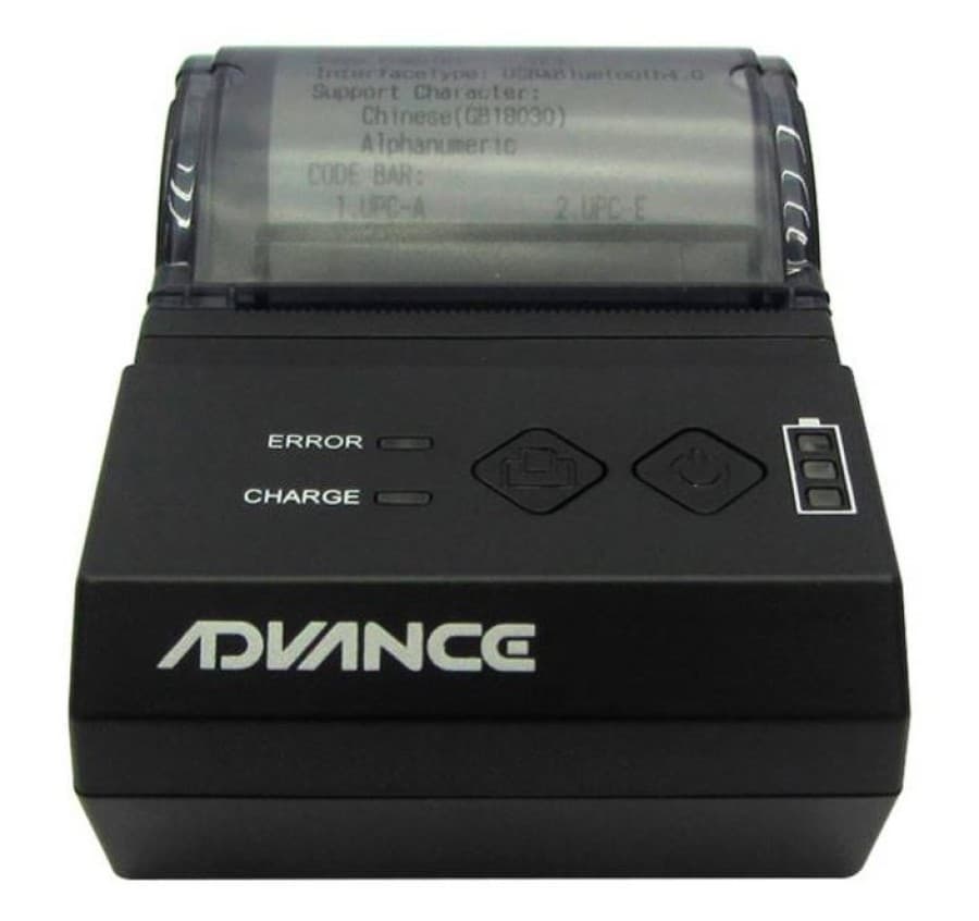 Impresora termica Inalámbrica Advance ADV-7011, velocidad de impresion 90 mm/seg - 1