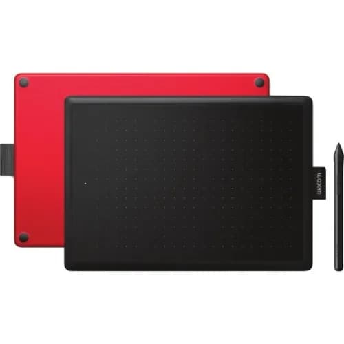 Tableta gráfica Wacom One by CTL-672 - 2540 lpi - Cable - Negro, Rojo - 216mm x 135mm Active Area - 2048 Nivel de presión - Lápiz - Mac, PC - 3