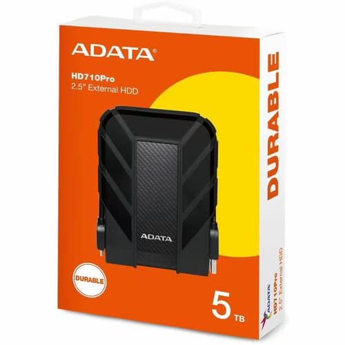 Disco Duro Externo Adata HD710 Pro AHD710P-5TU31-CBK - Externo - 5TB - Negro USB 3.0 - 1