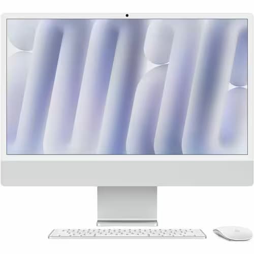 Computador All in One Apple iMac MWUV3LZ/A - Apple M4 - 16GB - 512GB SSD - 61cm (24") 4.5K - De Escritorio - Plata - Apple M4 Chip - 1