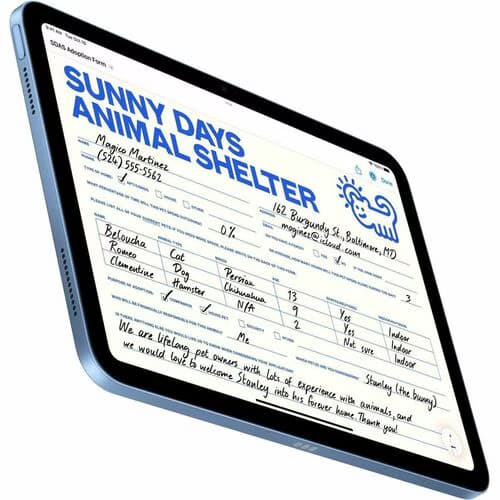 Tableta Apple iPad (11th Generation) A3354 - 27.9cm (11") - 6GB - 128GB Almacenamiento - Azul - 3