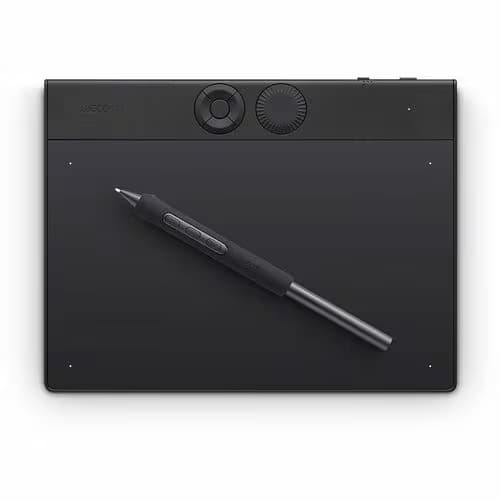 Tableta gráfica Wacom Intuos Pro - 5080 lpi - Con cable/Inalámbrico - Negro - Bluetooth - 8192 Nivel de presión - Lápiz - PC, Mac - 2