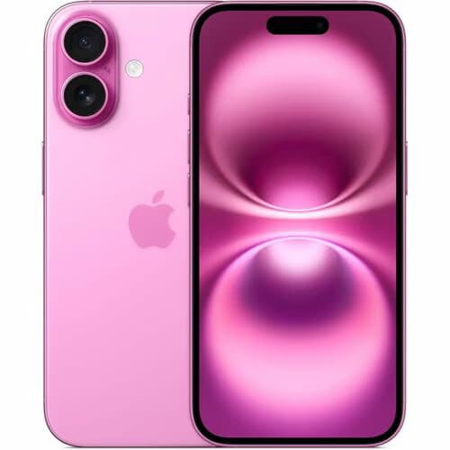Smartphone Apple iPhone 16 A3287 128GB - 5G - 15.5cm (6.1") OLED 2556 x 1179 - Hexa-core (6 Core) - 8GB RAM - Rosa - Barra - Apple A18 (3 nm) SoC - 2 Soporte de SIM - 1
