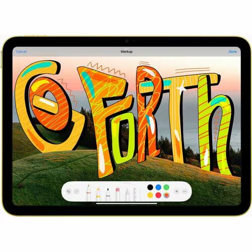Tableta Apple iPad (11th Generation) A3354 - 27.9cm (11") - 6GB - 128GB Almacenamiento - Amarillo - 2