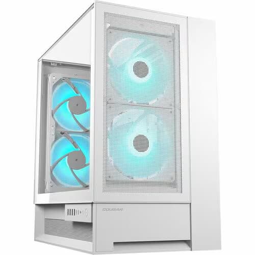 Case Cougar OmnyX Mid Tower- Media Torre - Cristal - Blanco - 5 x Compartimiento(s) - 1