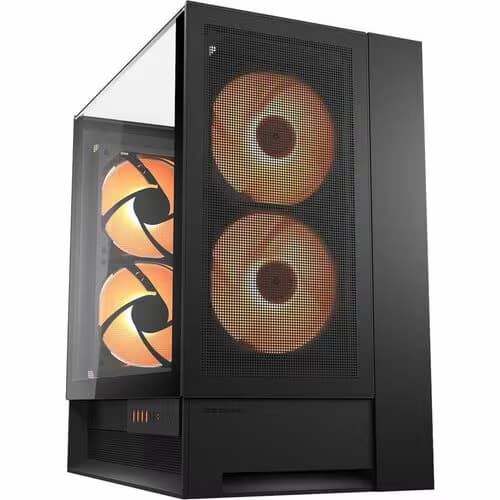 Case Cougar OmnyX Mid Tower- Media Torre - Cristal - Negro - 5 x Compartimiento(s) - 1