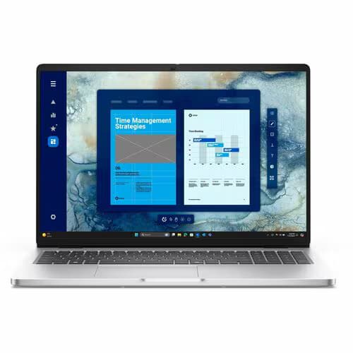 Laptop - Dell Pro 16 PC16250 40.6cm (16") - Full HD Plus - 60Hz - Intel Core Ultra 5 235U - Tecnología vPro - 16GB - 512GB SSD - Plata Platino - Intel Chip - 1