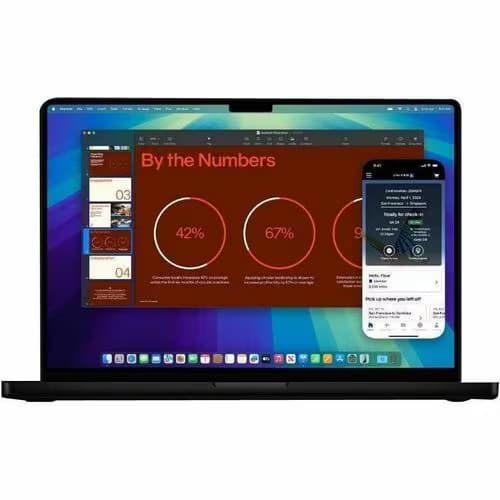 Laptop - Apple MacBook Pro MDE04E/A 36.1cm (14.2") - 120Hz - Apple M5 - 16GB - 512GB SSD - Negro - Apple M5 Chip - 3024 x 1964 - Apple - Deca-core (10 Core) - 2