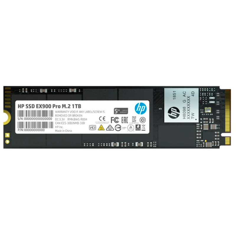 Unidad en estado solido HP EX900 Pro M.2, 1TB - 1