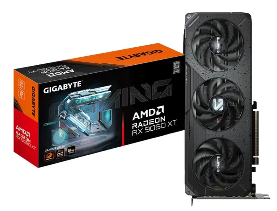 Tarjeta de video Gigabyte Radeon RX 9060 XT GAMING OC 8G, 8 GB GDDR6, PCI-E 5.0 - 2