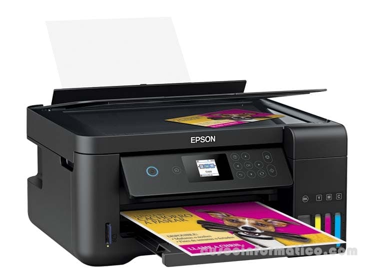 Impresora Multifuncional de tinta Epson EcoTank L4160, imprime/escanea/copia, Wi-Fi / USB 2.0 - 1