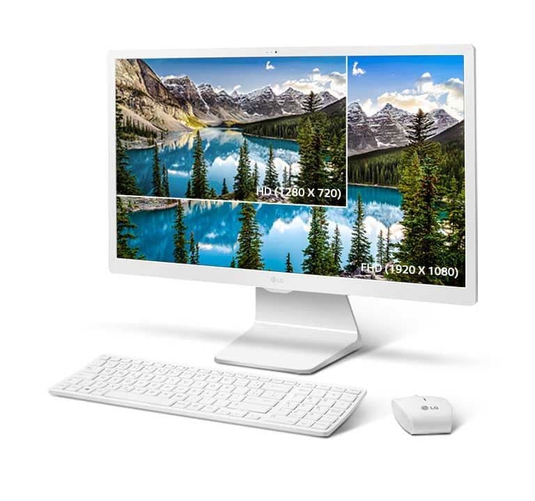 All-in-One LG 24V50N-G 23.8" IPS, Intel Core-i3-10110U 2.10GHz, 4GB DDR4, 500GB SATA - 1