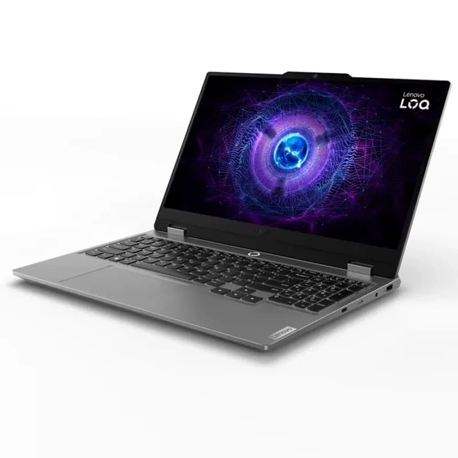 Laptop Lenovo LOQ 15IAX9 15.6" FHD IPS, Core i5-12450HX hasta 4.4GHz 8GB DDR5-4800MHz, 512GB Disco Sólido, Video NVIDIA GeForce RTX 3050 6 GB - 3