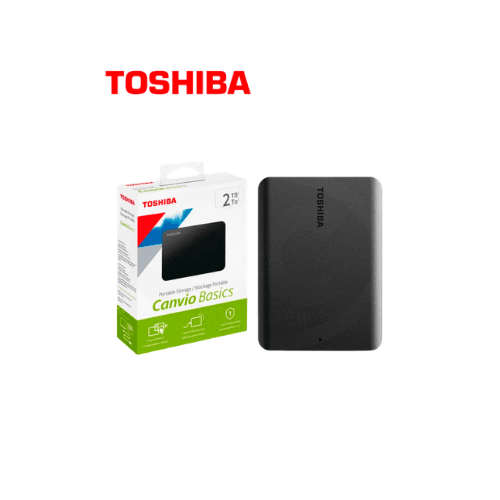DISCO EXT. 2TB BASIC 3.0 TOSHIBA NEGRO - 1