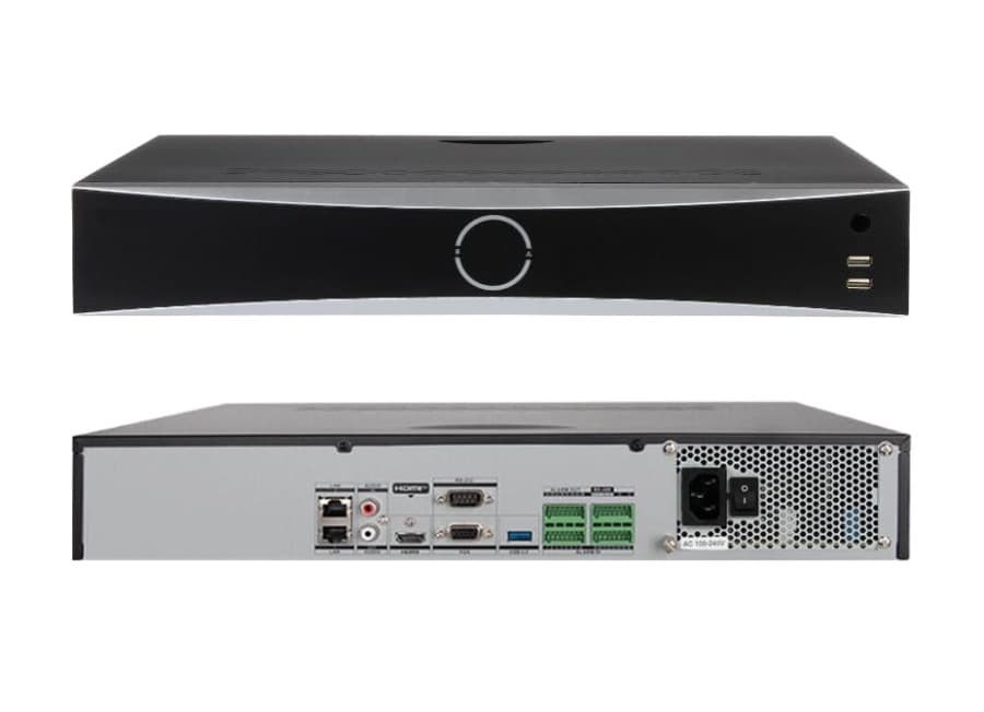 NVR Hikvision DS-7732NXI-K4 – 32 Canales IP, IA Facial + Perímetro, 4K HDMI, 4 SATA (10TB c/u), Decodificación 12MP - 2