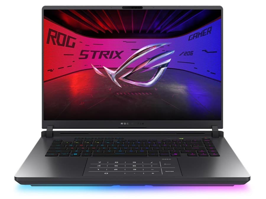 Laptop ASUS ROG Strix G16  Core Ultra 9 275HX, 16GB DDR5, SSD 1TB PCIe 4.0, RTX 5060 8GB GDDR7, Pantalla WUXGA 16" 165Hz, Wi-Fi 7, Teclado RGB - 1