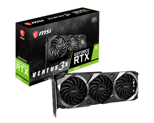 RTX 3060 TI VENTUS 3X 8G OC LHR - 1
