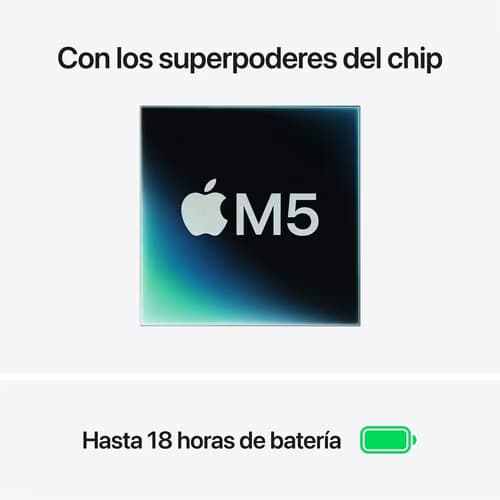 Apple MacBook Air MDHH4E/A - Apple M5 - 16GB - 512GB SSD - Azul - Apple M5 Chip - macOS Tahoe - Apple - Octa-Core (8 núcleos) - 4