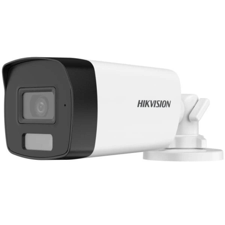 Cámara Hikvision DS-2CE17D0T-LFS – 2MP, Lente Fijo 2.8/3.6/6mm, IR + Luz Blanca 40m, IP67, Compatible TVI/AHD/CVI/CVBS - 1