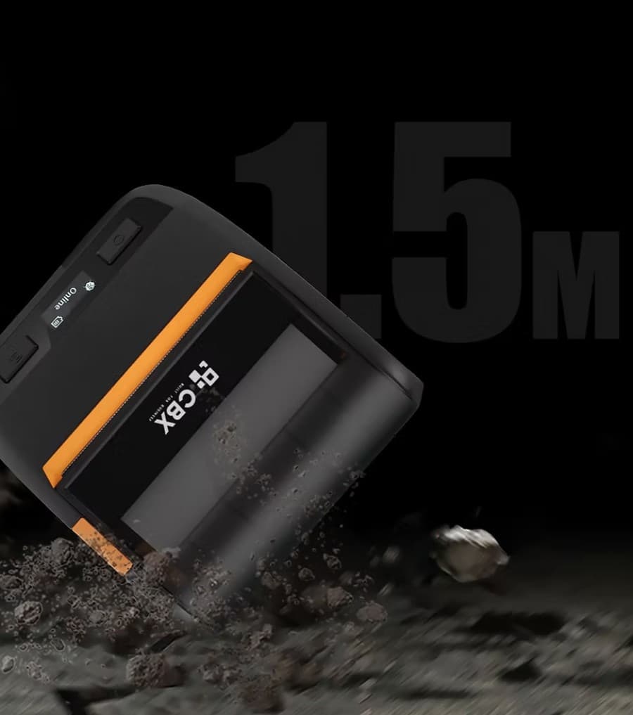 Ticketera termica portátil  / 80 MM/SEG / cortador manual / USB-Bluetooth / Pantalla LCD / Negro/ Inc Fuente - 6