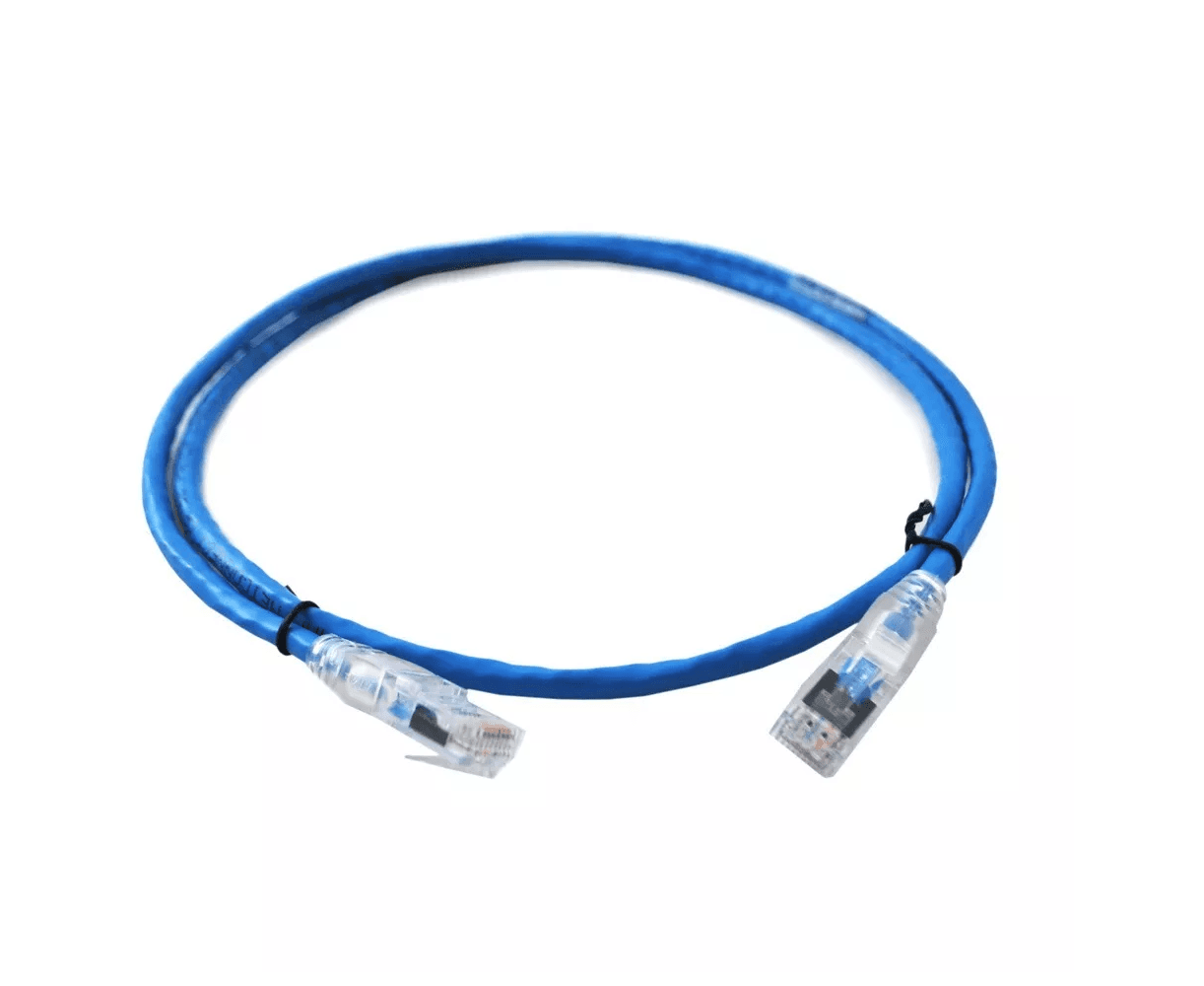 AMP Patch cord RJ-45 Cat 6 de 0.90 Mts Azul. - 1