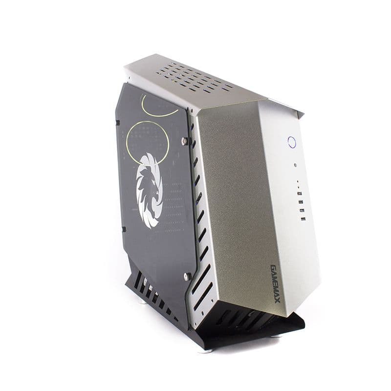 CASE GAMER GAMEMAX AUTOBOT ALUMINIO, S/FUENTE, MICRO ATX, ATX, USB 2.0, USB 3.0, Audio HD - 1