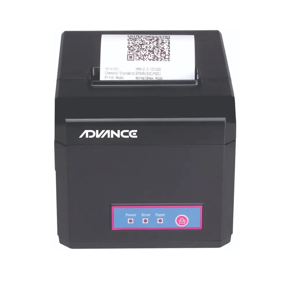 Impresora termica Advance ADV-8010, velocidad de impresion 300 mm/seg ,USB+LAN - 1