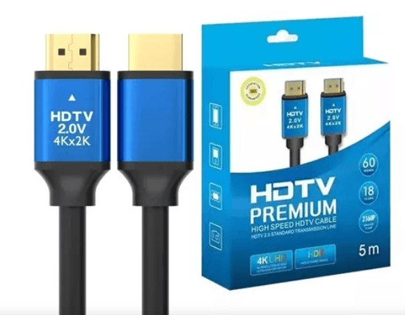 Cable Hdmi 2.0 4k Ultra Hd 3d 60hz 2160p Premium 3 Metros - 1