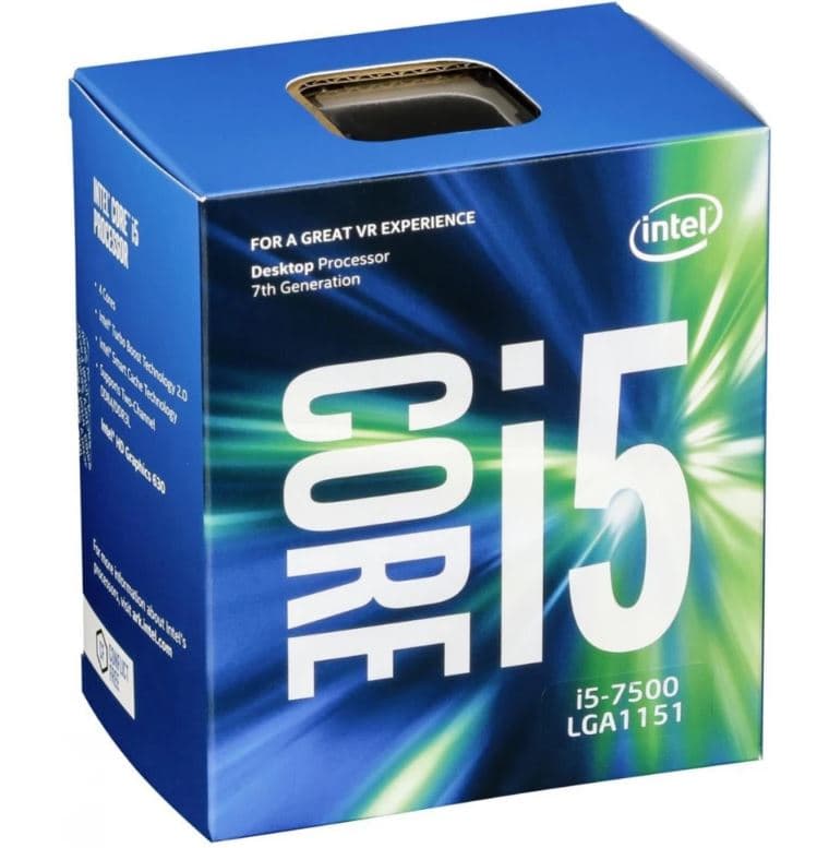 Procesador Intel Core i5-7500, 3.40 GHz, 6 MB Caché L3, LGA1151, 65W, 14 nm. - 1