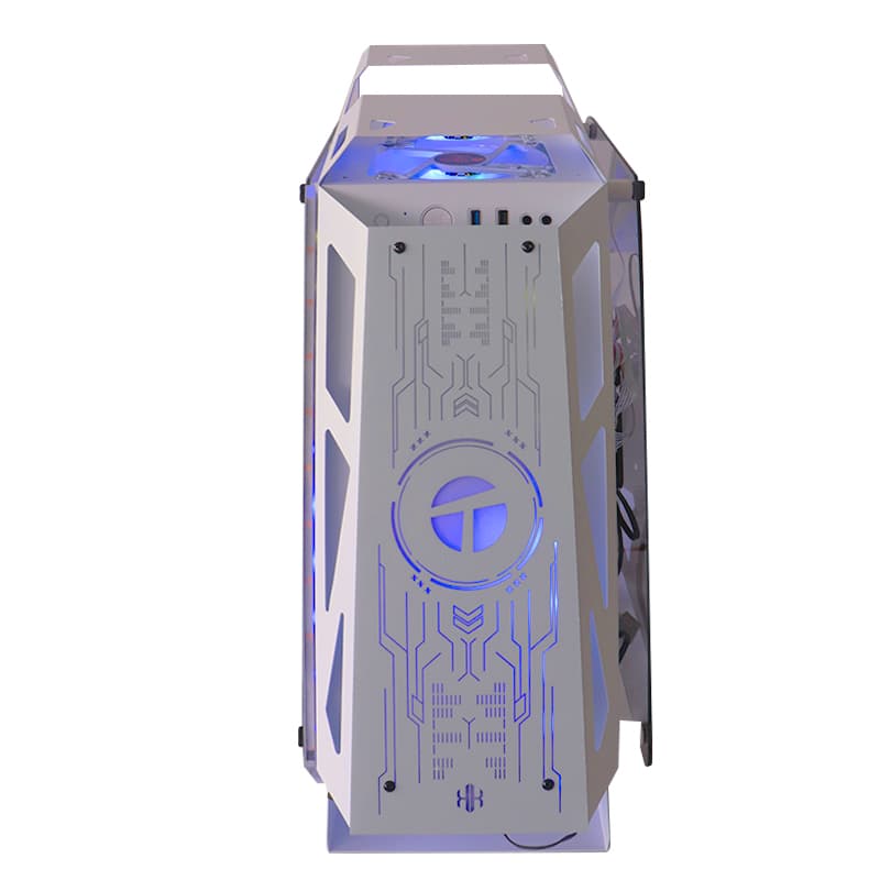 Case Gamer Teros TE1311, Blanco, USB 3.0, USB 2.0, Audio fan ARGB - 1