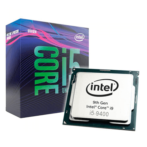 Procesador Intel Core i5-9400 novena generación de  2.90GHz - 4.10GHz con Turbo boost, socket LGA 1151-v2, 65W, 14nm - 1