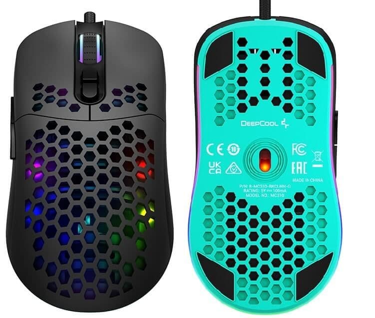 MOUSE  RGB GAMING BLACK ULTRALIGHT USB - 2