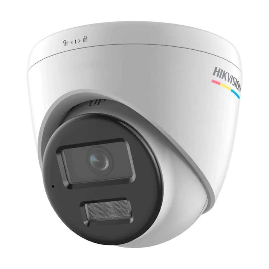 Cámara IP Hikvision DS-2CD1347G2H-LIU(F) – 4MP, Lente Fijo 2.8/4mm, IR + Luz Blanca 30m, WDR 120dB, PoE, IP67 - 1
