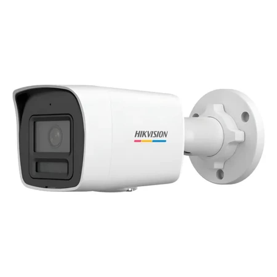 Cámara IP Hikvision DS-2CD1047G2H-LIU(F) – 4MP, Lente Fijo 2.8/4mm, IR + Luz Blanca 30m, WDR 120dB, PoE, IP67, Micrófono - 1