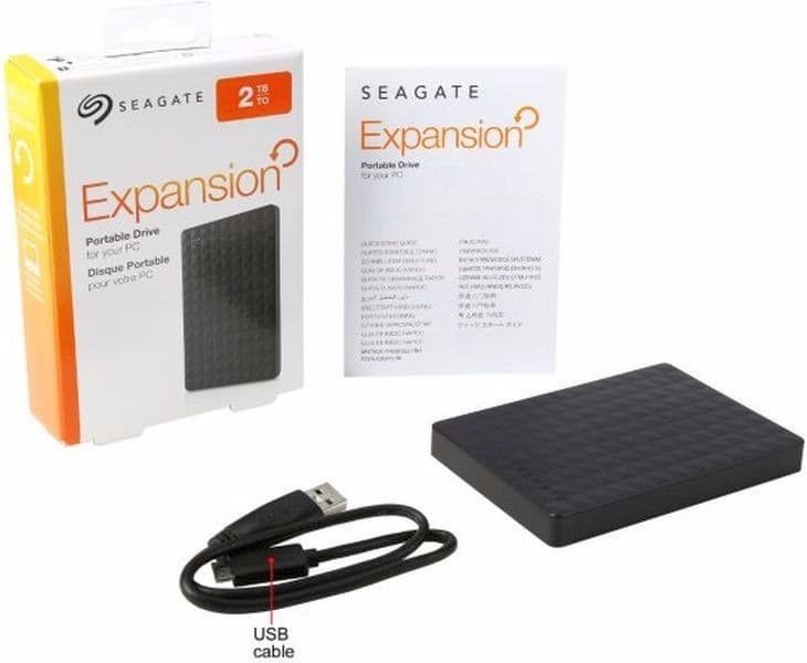 Disco duro externo Seagate Expansion STEA2000400, 2 TB, USB 3.0 / 2.0. - 1