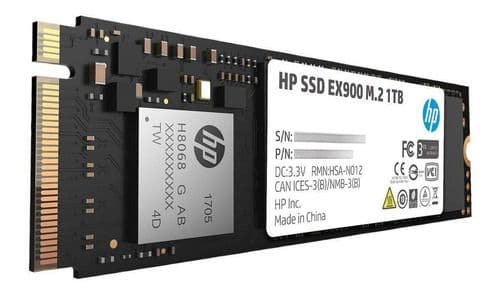 Disco de estado solido HP EX900 de 1TB, Interfaz M.2 NVMe PCIe, velocidades de lectura a 2095MB/s, escritura 1965MB/s - 1