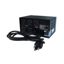 Estabilizador Elise - Fase FXE-10, Sólido, 1.0kVA, 4 tomas a 220VAC, 1 toma By-pass - 2