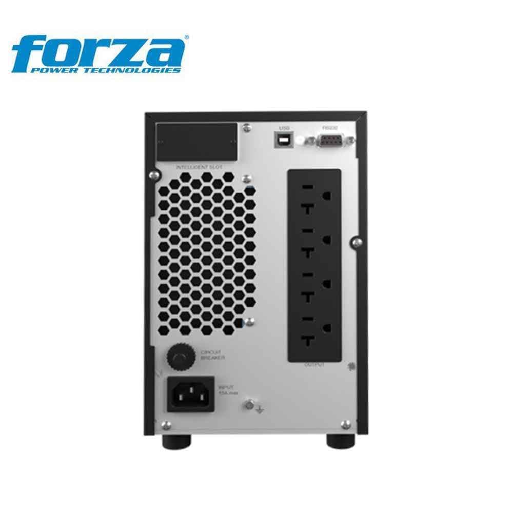 UPS ON-LINE 4 TOMAS 2000VA / 1600W 220V 4-NEMA 40-70HZ FORZA - 2