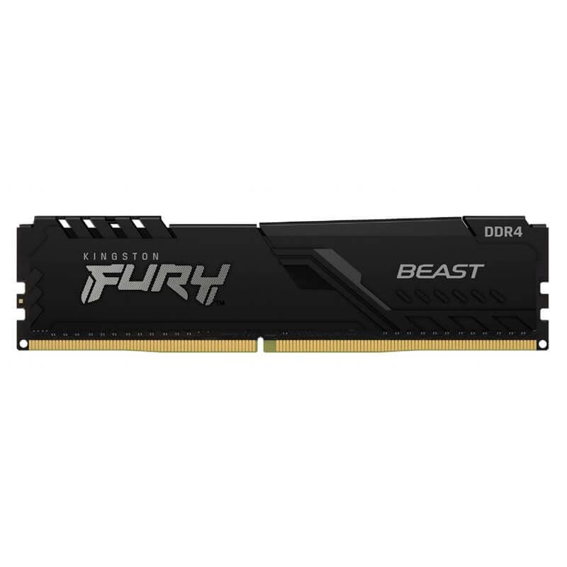 Memoria Kingston Fury Beast, 8GB, DDR4-3200MHz, PC4-25600, CL16, 1.35V, 288-Pines, XMP 2.0 - 1