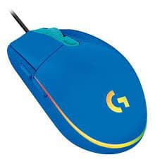 MOUSE LOGITECH G203 LIGHTSYNC OPTICAL 8000 DPI RGB BLUE - 1