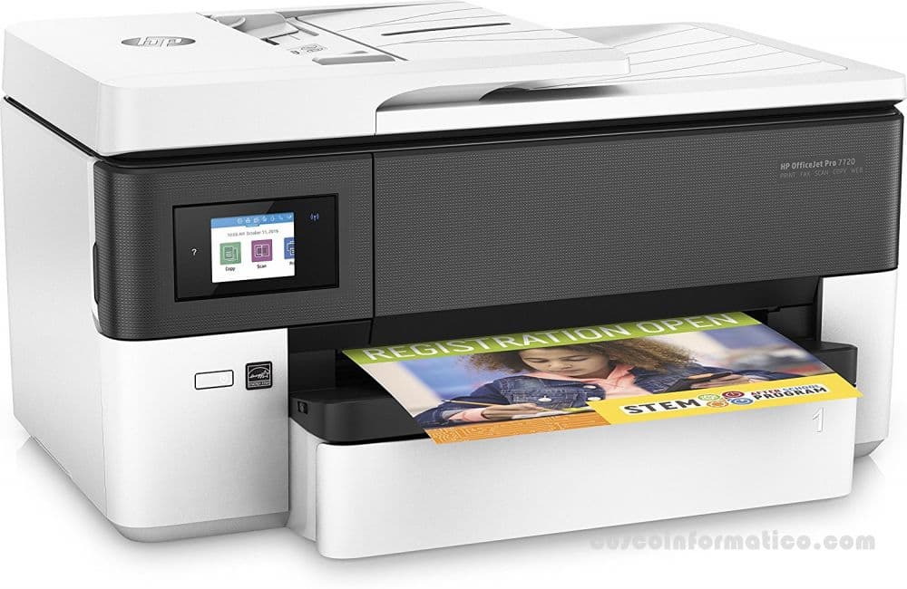 Impresora Multifuncional de tinta HP OfficeJet Pro 7720, A3, Imprime/Escaner/Copia/Fax, Wi-Fi - 1