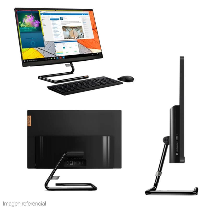 computadora All-in-One Lenovo Ideacentre 3i, 27" FHD IPS, Procesador Core i7-10700T, Memoria RAM 16GB DDR4, Disco duro 256GB SSD M.2 2242 NVMe - 2