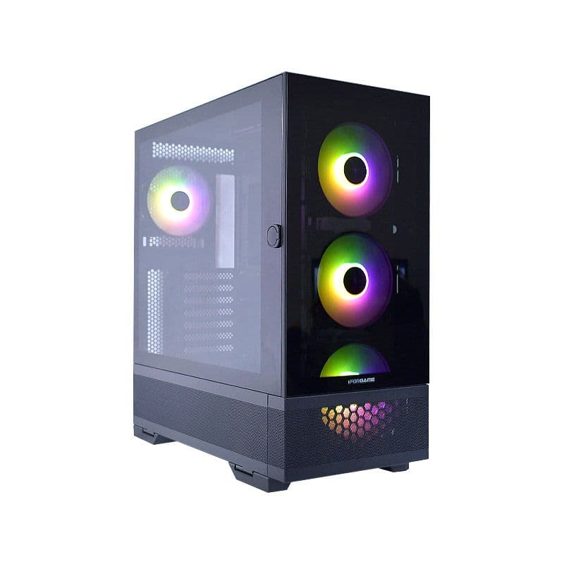 CASE GAMER IFORGAME X5, S/FUENTE, MICRO ATX, ATX, USB 2.0, USB 3.0, Audio HD - 1