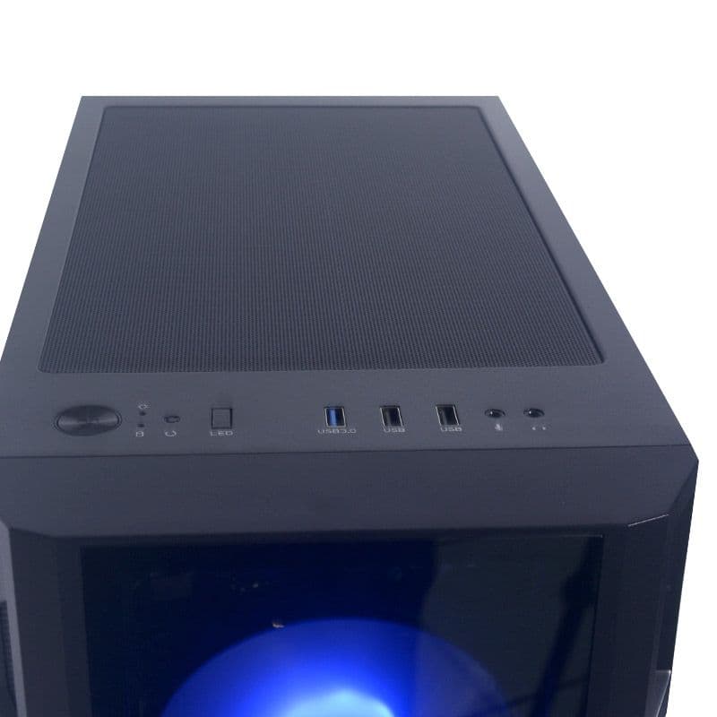 CASE GAMER IFORGAME J08, S/FUENTE, MICRO ATX, ATX, USB 2.0, USB 3.0, Audio HD - 3