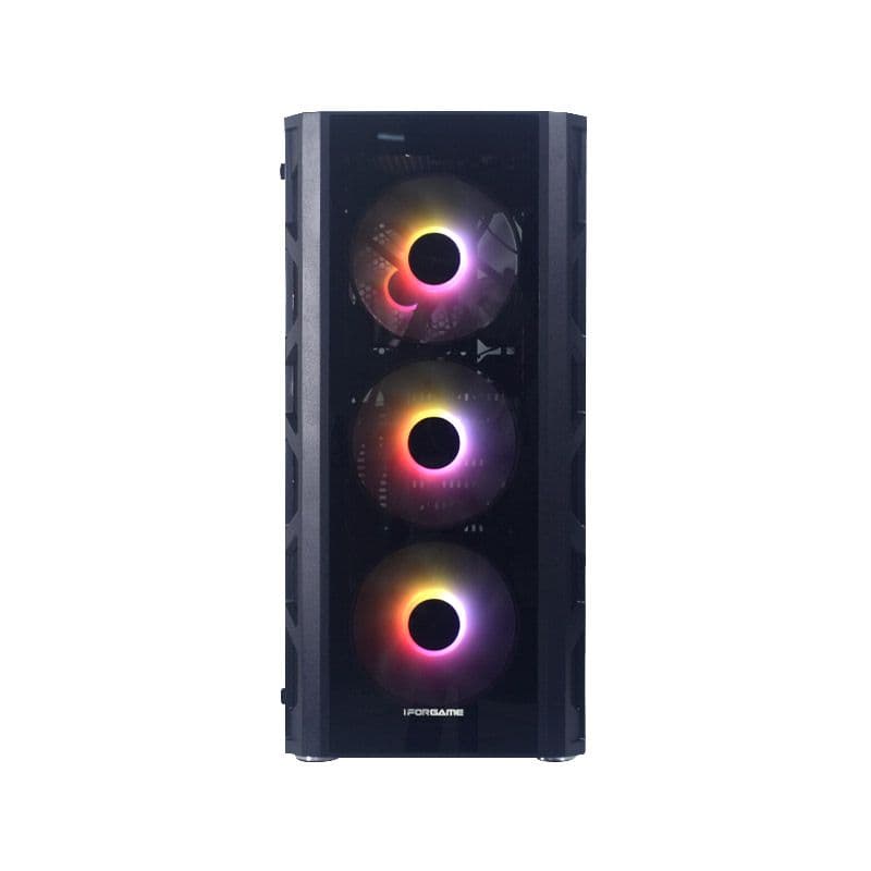 CASE GAMER IFORGAME J08, S/FUENTE, MICRO ATX, ATX, USB 2.0, USB 3.0, Audio HD - 4