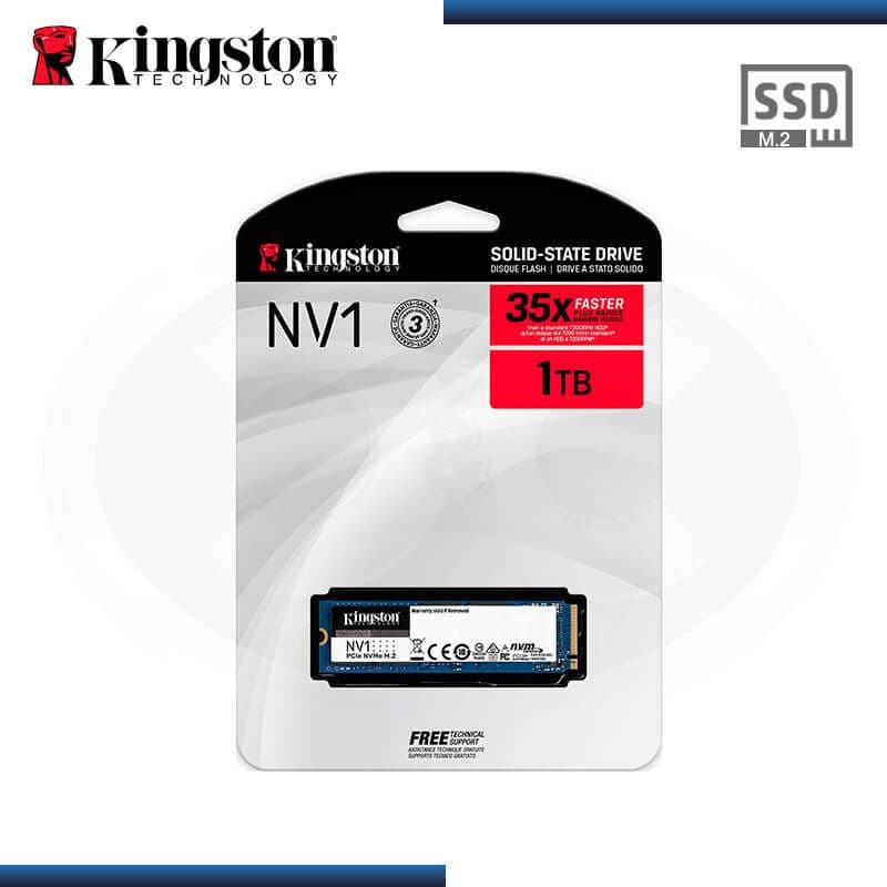 Disco en estado solido SSD M.2 Kingston NV1 NVMe PCIe, 1TB - 2