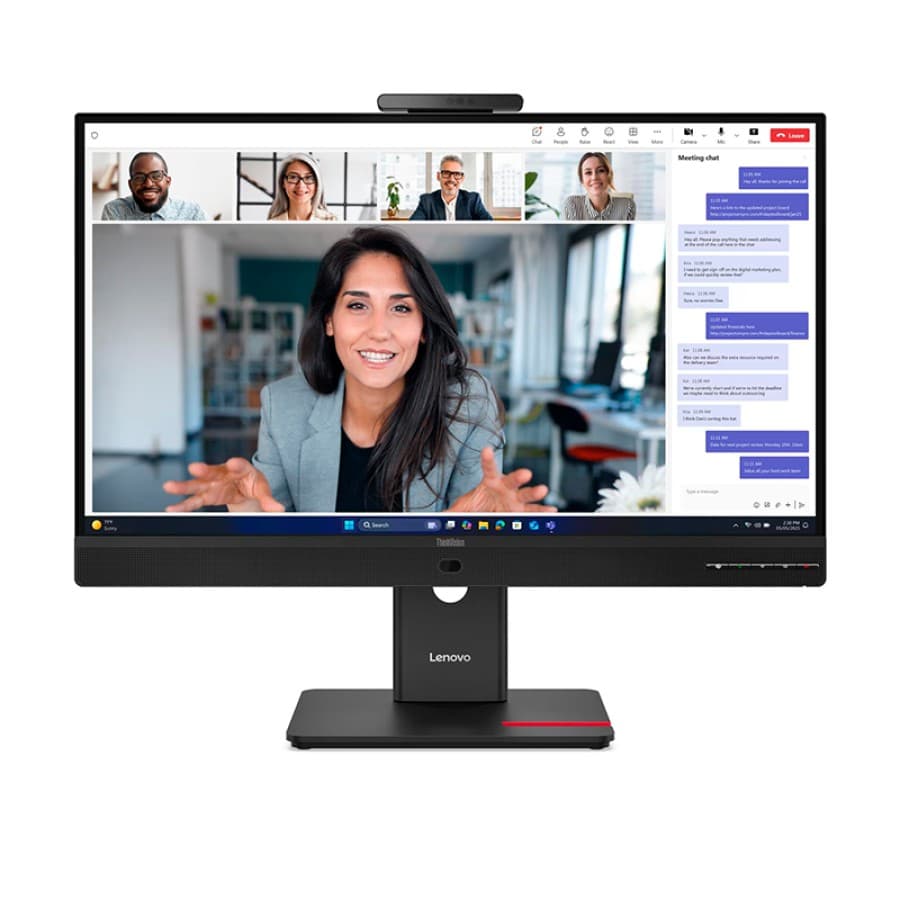 Monitor Plano Lenovo ThinkVision T27QD-4v, 27" WLED QHD/IPS/HDMI/DP/DP-OUT/USB-C/RJ45/5Wx2 - 1