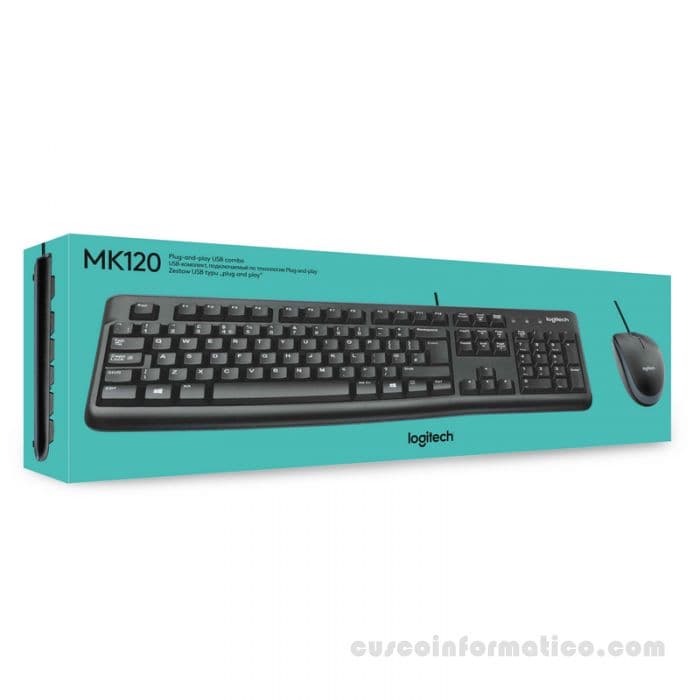 Kit de Teclado y Mouse Logitech mK120 - 1