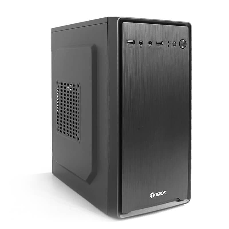 Case Teros TE1025, Micro Tower, 600W, USB 2.0/ USB 3.0, Audio HD - 1